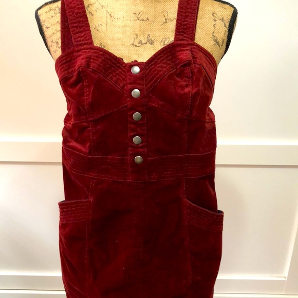 Express Dresses & Skirts - Express Corduroy or  Ribbed Mini Dress 👗